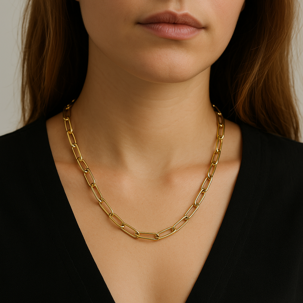paper clip necklace