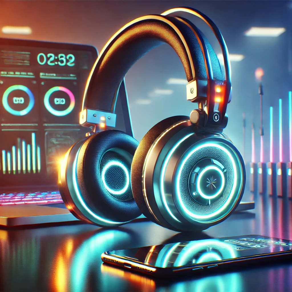 new led lights headphones