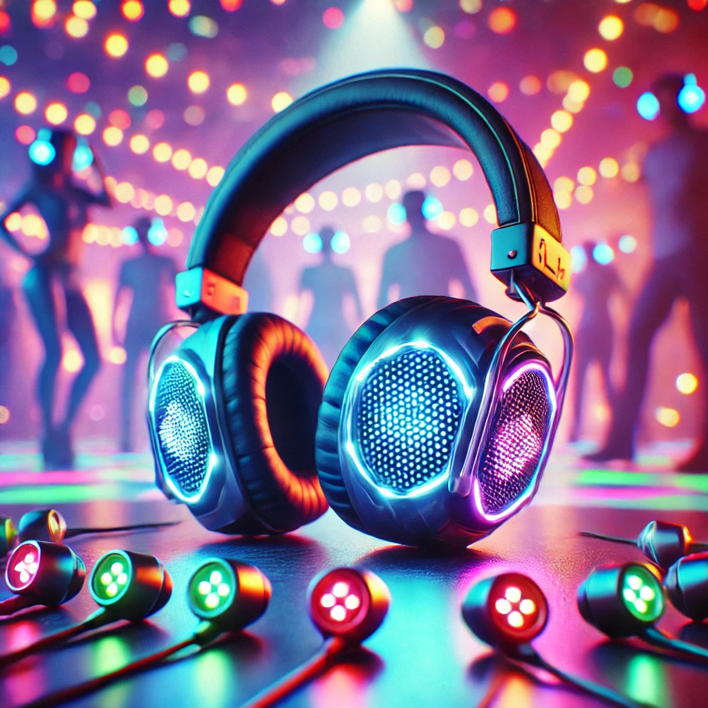 silent disco headphones